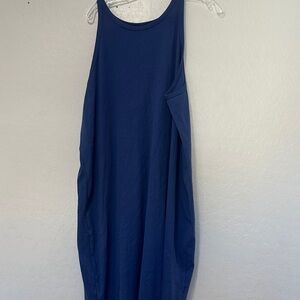 Old navy Blue Sleeveless tank Dress Womens plus size 4X minj cotton blend sun